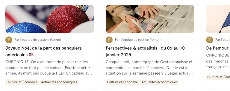 plusieurs cartes présentant une actualité